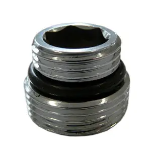 Nipel radiatorësh Schlosser, 1/2" x 3/4", krom