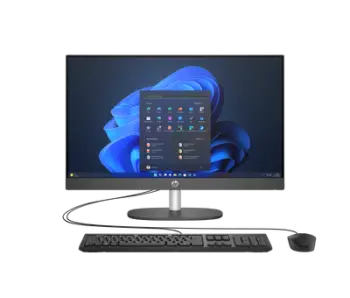 Kompjuter All in One HP AIO 240 G10, 24", Intel Core i3 N300, 8GB RAM, 256GB SSD, i bardhë
