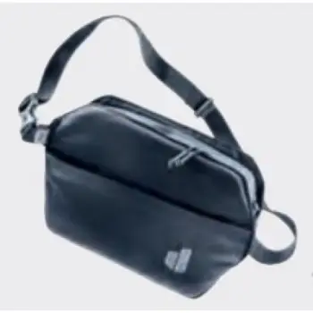Çantë crossbody Deuter Passway 2, për udhëtim dhe përditshmëri, me rrip të rregullueshëm, e zezë