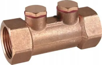 Valvul kontrolli kundër kthimit Aquer, 1/2", bronz, ngjyrë bronzi