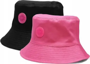 Kapele bucket 4F 4FJSS23ACAPF209, tekstil, logo 4F, rozë e zezë