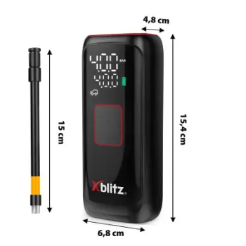 Pompa elektrike ajri Xblitz Airmaster, portative, për kopshtari, e zezë