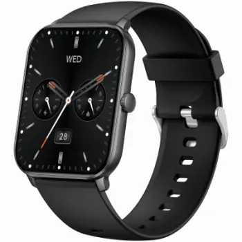 Ora inteligjente Gravity GT36-5, ekran dixhital, rrip silikoni, e zezë