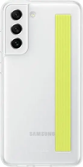 Mbulesë telefoni Samsung Slim Strap Cover, për Galaxy S21 FE, e bardhë