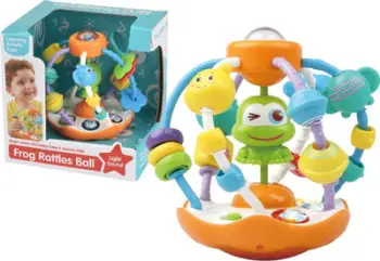 Lodër interaktive Learning Fun Frog Rattles Ball, dritë dhe tinguj, shumëngjyrëshe
