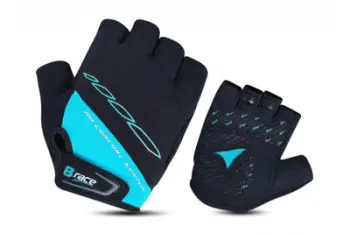 Doreza biçiklete B-race Bump Gel, verore, madhësia M, të zeza me akuamarin