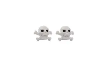Kapak valvule NMX Skull &amp; Bones, set 2 copë, plastikë, i bardhë