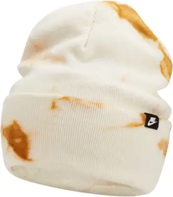 Kapelë Nike Sportswear Tie Dye Beanie, e bardhë