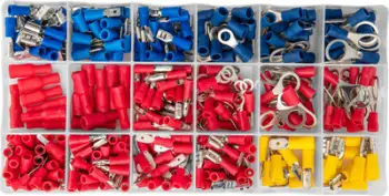 Set konektorësh elektrik Neo 01-535, 415 pjesë, alumini