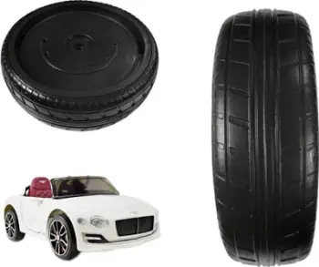 Rrotë zëvendësuese për veturë me bateri Bentley JE1166 EXP12, 40 cm, plastike, e zezë