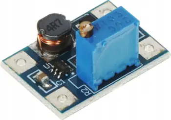 Modul konvertues PZU SX1308 DC DC, hyrje 3 24V, dalje 2 28V, i kaltër
