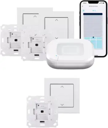 Set startues për roleta EQ-3 Homematic IP, kontroll për 3 roleta, smart home, i bardhë
