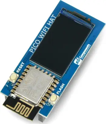 Modul WiFi SB Components Pico HAT, ESP8266, ekran LCD 1.14", blu