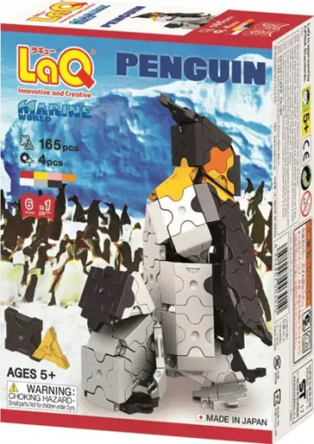 Lodër blloqe edukative Educational Blocks Penguin, set ndërtimi, shumëngjyrëshe