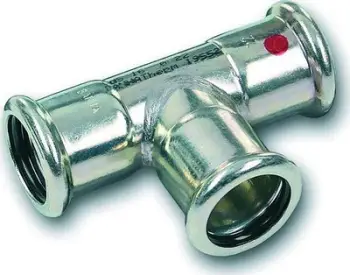 T-fiting çeliku Sanha SANHA-Therm 3M, 88.9 mm, i galvanizuar