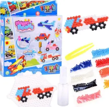 Set kreativ me rruaza uji Magic ZA3264, DIY, shumëngjyrësh