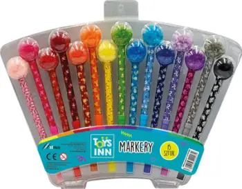 Set markera Stnux Toys Inn, 15 copë, shumëngjyrësh
