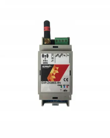 Gateway Zigbee Ropam EXP-Zigbee-RN, për panele Neo-IP-64, montim në shinë DIN, gri