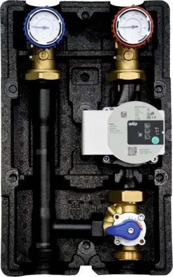 Grup pompë ngrohjeje Wilo Concept GP T 25, valvul 3 drejtimeshe, pompë Yonos Para 25/6 180