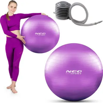 Top ushtrimesh Neo-Sport NS-951, 65 cm, anti-burst, lejla