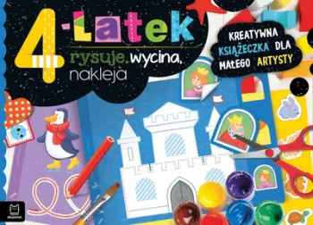 Fletore kreative Aksjomat 4 Latek, vizaton pret ngjit, për fëmijë 4 vjeç