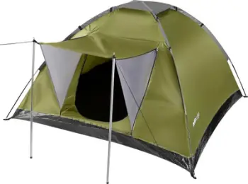 Çantë turistike ENERO CAMP Traveller, për 4 persona, 200 x 200 cm, me rrjetë kundër mushkonjave, jeshile
