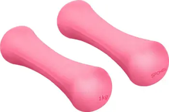 Set pesha dore Spokey Bone II, 2x1kg, neopren, rozë