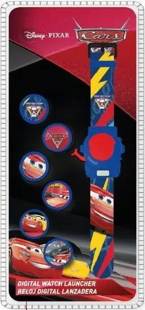 Orë dore për fëmijë Disney Pixar Cars, dixhitale, projektor 6 figura, shumëngjyrëshe