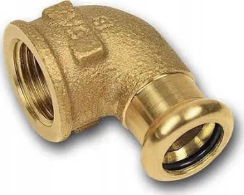 Bërryl presimi SANHA Purapress PxGW, 18mm, 1/2", bronzi