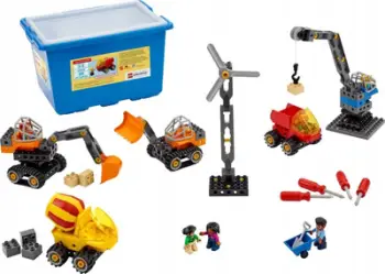 Set lodrash ndërtimi LEGO Education Tech Machines, 95 pjesë, 3-6 vjeç, shumëngjyrësh