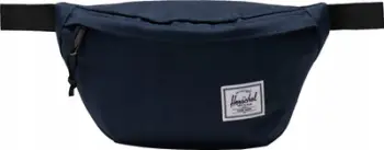 Çantë beli Herschel Classic Hip Pack, 600D, rrip i rregullueshëm, blu navy