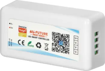 Kontrollues LED Tuya wireless, 5-24V, 6A, i bardhë