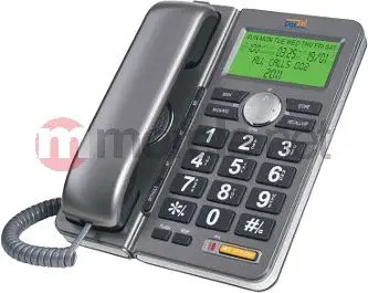 Telefoni me kabllo Dartel LJ-240, ekran me numra të mëdhenj, grafit