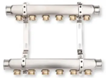 Zespol rozdzielaczy K2-6 BASE INOX 6 obwodow G1-G3/4" - 6085190