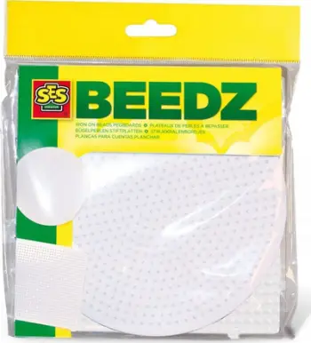 Set tabela pegboard SES Creative 2 copë, për rruaza, shumëngjyrësh