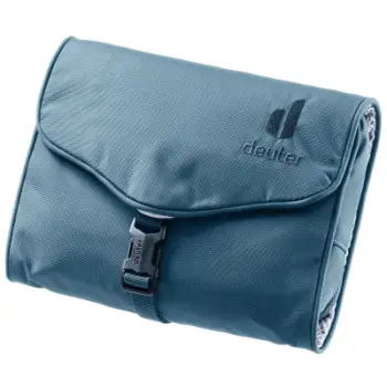 Çantë tualeti Deuter Wash Bag I, kompakte, me varëse, blu Atlantic
