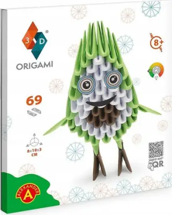 Set origami 3D avokado, letër e prerë paraprakisht, pa ngjitës, shumëngjyrësh