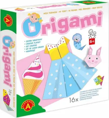 Lojë tavoline Board Games Origami My First Dress, set origami për fëmijë, shumëngjyrësh