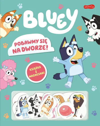 Libër me magnetë Bluey Let’s Play Outside, me ilustrime, shumëngjyrësh - 5