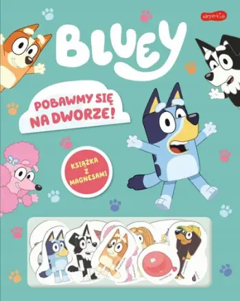 Libër me magnetë Bluey Let’s Play Outside, me ilustrime, shumëngjyrësh