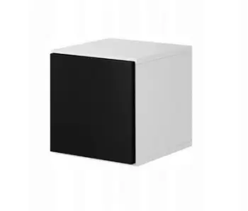 Komodë Bed ROCO RO5, 37 x 39 x 37 cm, e bardhë e zezë