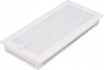 Grilë ventilimi Hearth White, 170x370mm, me blind, e bardhë