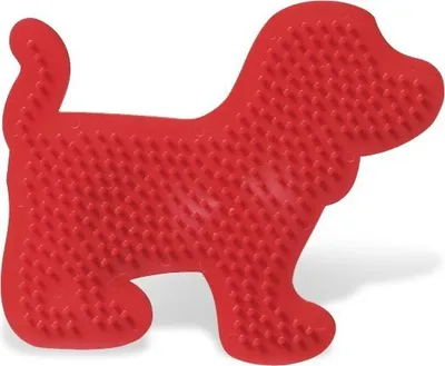 Lodër kreative SES Creative Pegboard Dog, dërrasë me rruaza, shumëngjyrëshe - 3