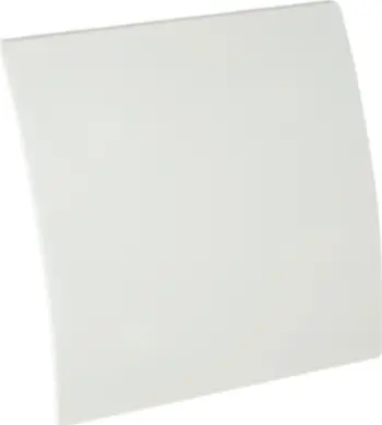 Panel ventilatori Awenta Escudo PEDM125 System+, Ø125 mm, për lyerje, i bardhë