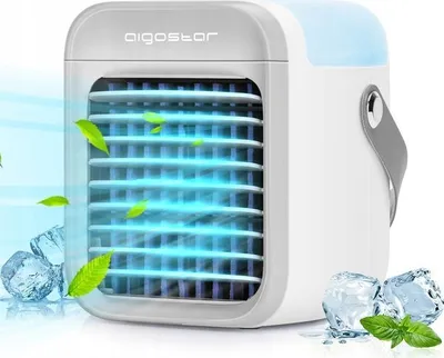 Freskues portativ Aigostar Ice Cube, lagështues, 300 ml, pa kabllo, i bardhë - 2