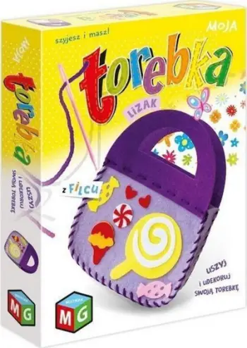 Set kreativ për çantë Multigra Handbag Lollipop, ndjere, për fëmijë