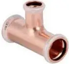 Tee lidhëse Geberit Mapress me reduktim 22 x 18 x 22 mm (61257)