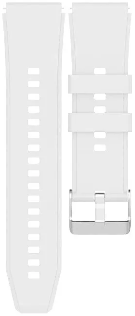 Rrip ore silikoni 4wrist 22 mm, e bardhë - 1