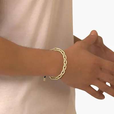 Byzylyk unisex Lacoste Linke 2040252, i artë/ i kaltër - 2