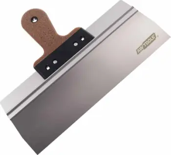Shpatull fasade Awtools STAINLESS STEEL PUTTY KNIFE 250/90, çelik inox, dorezë me tapë, argjendtë